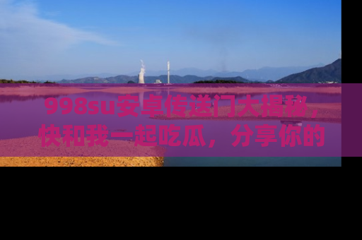 998su安卓传送门大揭秘,快和我一起吃瓜,分享你的发现!