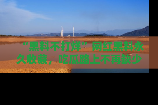 “黑料不打烊”网红黑料永久收藏，吃瓜路上不再缺少惊喜与乐趣