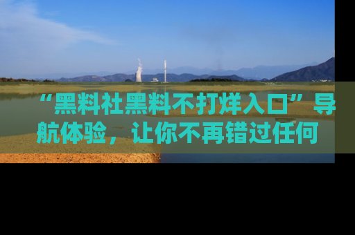 “黑料社黑料不打烊入口”导航体验，让你不再错过任何精彩黑料