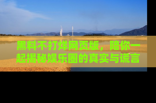 黑料不打烊网页版，陪你一起揭秘娱乐圈的真实与谎言。