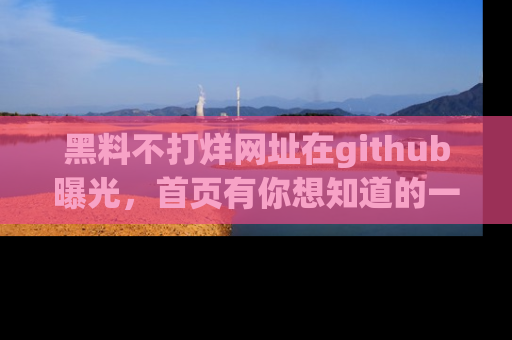 黑料不打烊网址在github曝光，首页有你想知道的一切幽默趣事，快来看看
