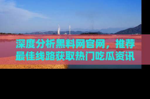 深度分析黑料网官网,推荐最佳线路获取热门吃瓜资讯